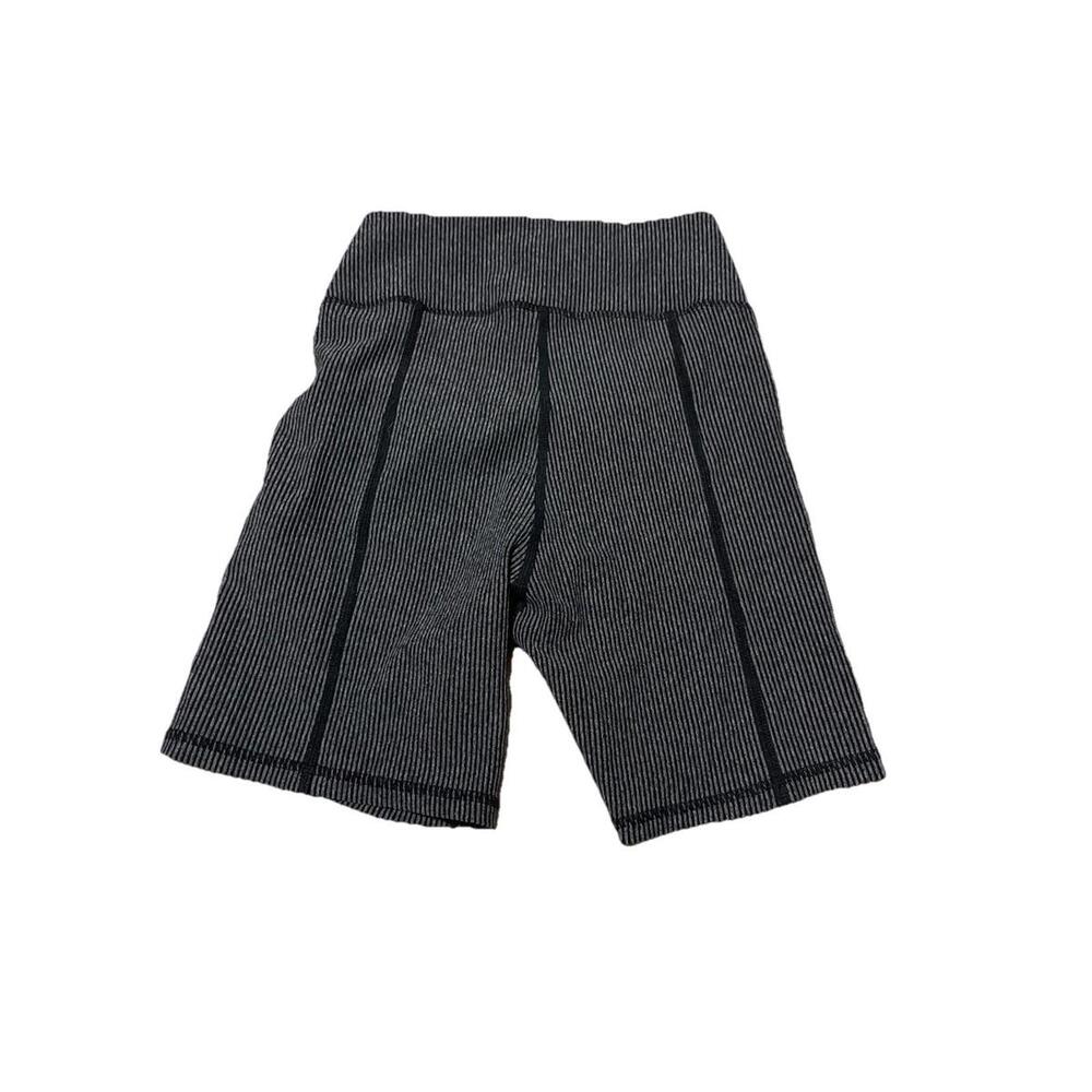 Love & Lemons Dani biker short in a grey and black ribbed‎ texture Size Xs H86